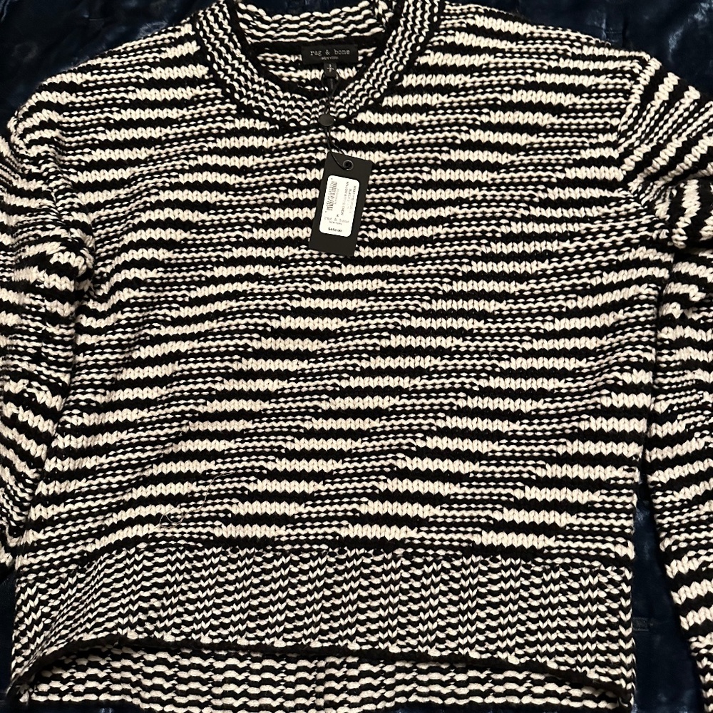 Rag & Bone Multi Willow Stripe Crew